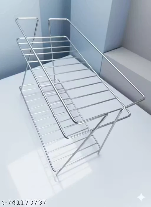 Shree Kitchenware Presents Spice Rack For kitchen's space utility 2 Tier Shelve Older Storage Spice Rack Storang Organizer Trolley Stainless Steel Microwave Over Seasoning Dishes Drain Over Rack, Multi Function Bathroom Storage Rack (2 Layer)
