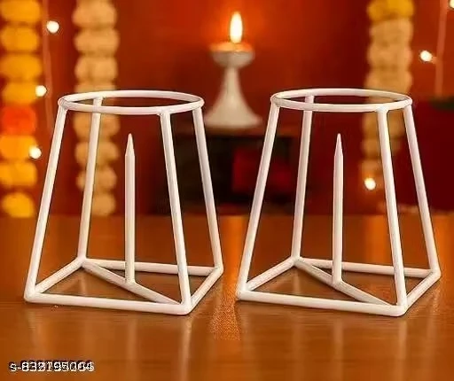 STAINLESS STEEL Banana stem stand (pack of 2)for pooja decoration, festuval use, pooja needs, festival decor