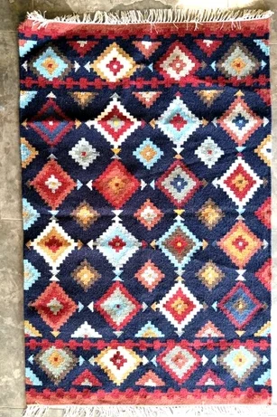 Multi Printed Carpet Rug Runner and Carpets for Bedroom/Living Area/Home with Anti Slip Backing (Crystals  100 fts)