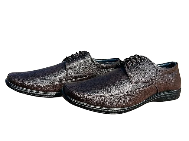 Men's Black Leather Dress Shoes