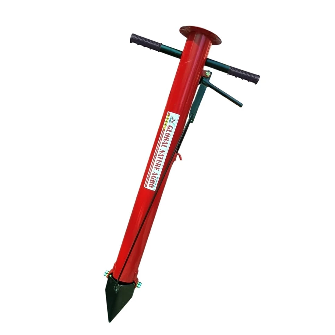 Global Nature Agro Manual Transplanter Tool – Easy Planting Device for Seedlings, Vegetables & Saplings | Heavy-Duty Steel Body | Time-Saving Farm...