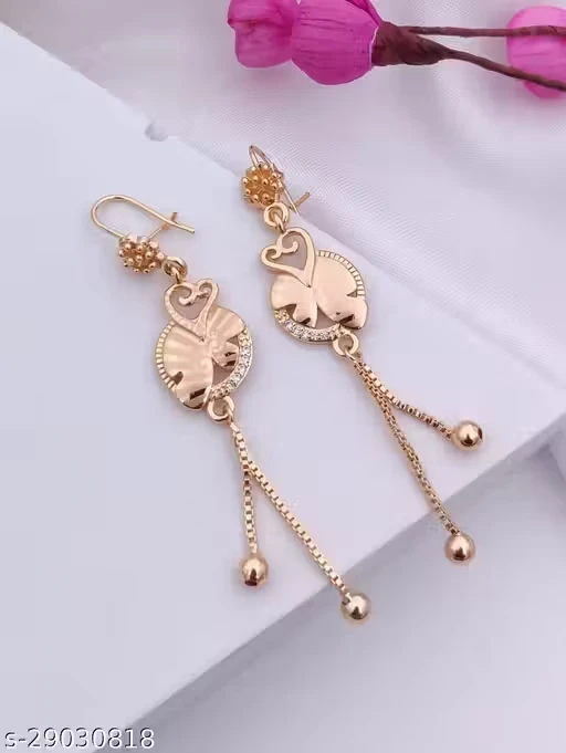 Shimmering Unique Earrings