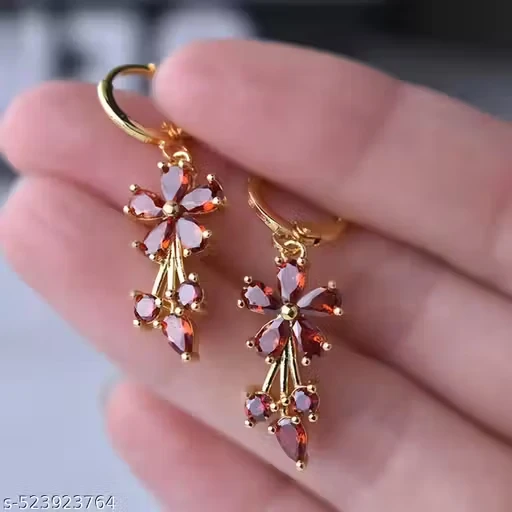 Cubic Zirconia Hand-crafted Earring