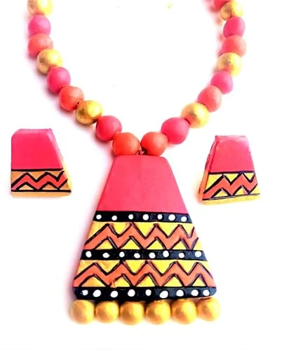 Handcrafted Terracotta Necklace set for women and Girls