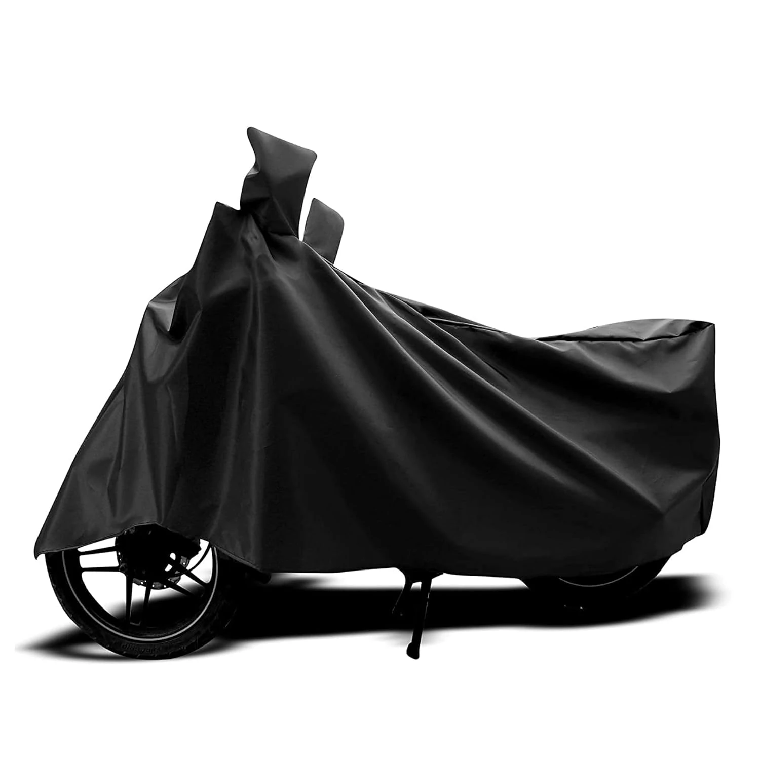 Universal Bike Cover UV Protection & Dustproof Bike Body Cover for Two Wheeler Bike Scooter Scooty Activa (Black)