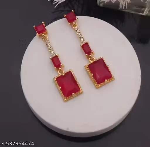 Premiun quality Rose gold plated bali earrings for girls n women