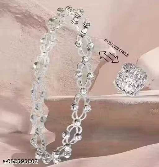 Two in One Ring Cum Bracelet for Women