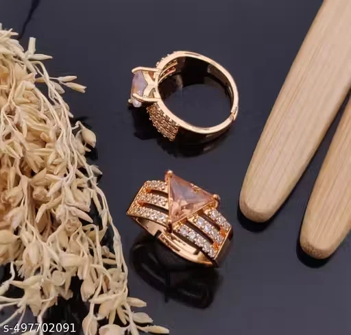 cubic zirconia american diamond ring