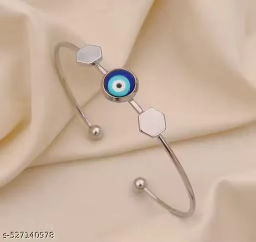 Gold Silver Plating Charm Lucky Big Turkish Evil Eyes