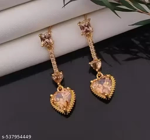 Premiun quality Rose gold plated bali earrings for girls n women