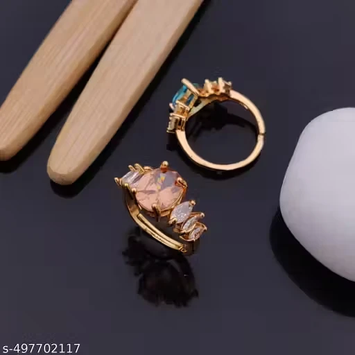 cubic zirconia american diamond ring