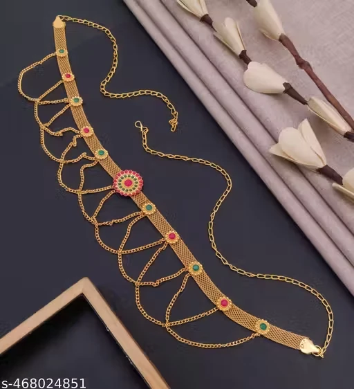 Gold Plated Kamarband / Waist Belt for Women – Traditional Wedding Jewellery