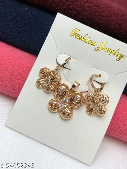 American Diamond Jewellery Set