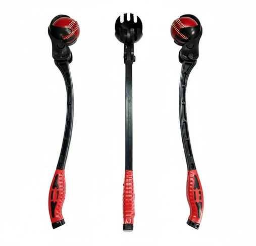 Cricket Side Arm Thrower | Adjustable Speed & Length | Lightweight Durable Training Tool for Consistent Practice Throws | Cricket Coaching Aid for All Skill Levels | Black