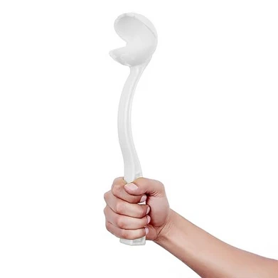 Cricket Side Arm Ball Thrower | Bowling Machine | Leather Ball Thrower (White)