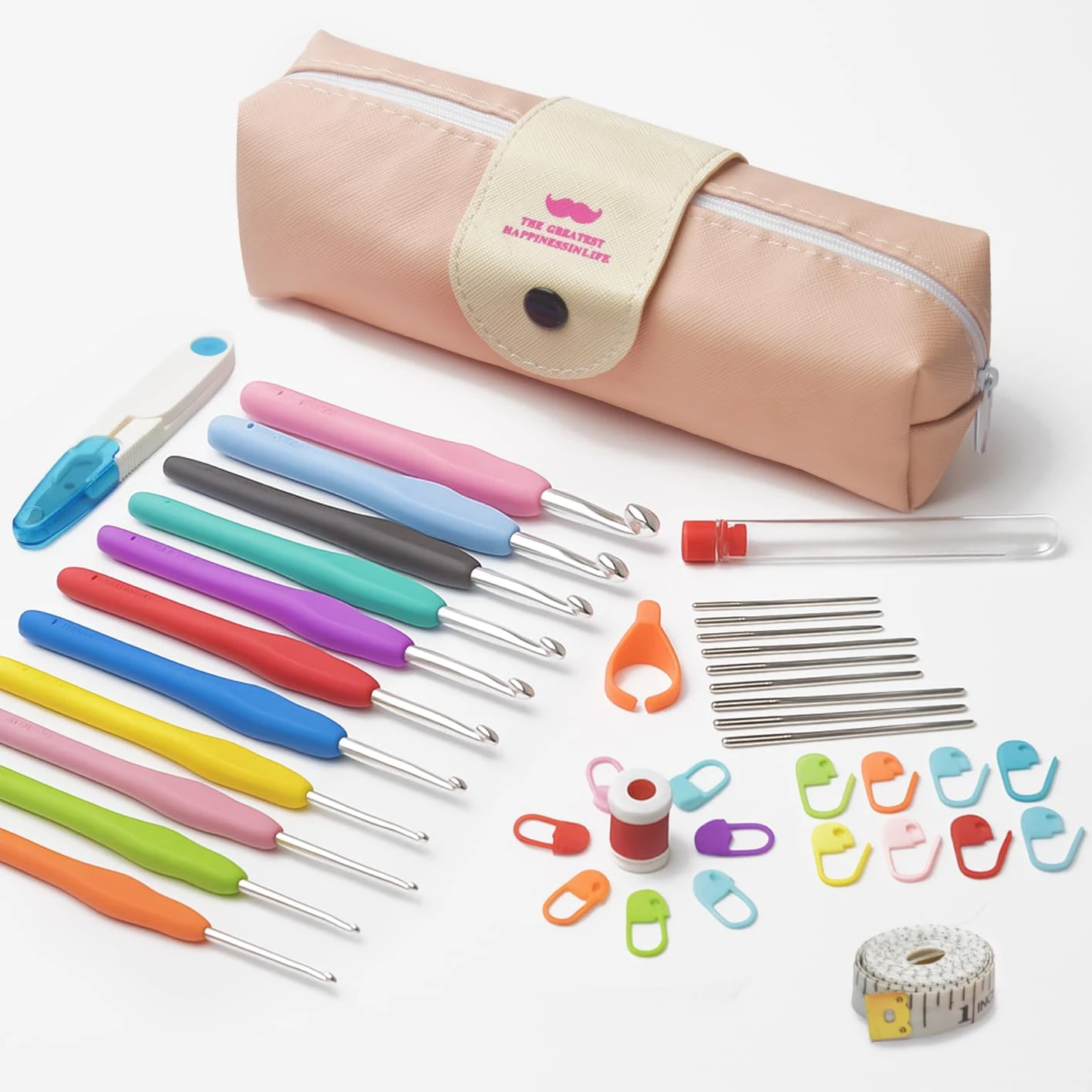 Crochet Hook Set with Accessories and Case