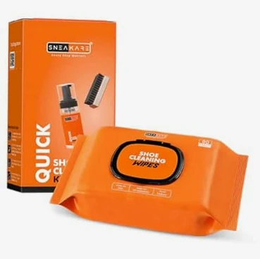 Quick Shoe Cleaning Kit With 1 Foam Cleaner (150ml) & 1 Medium Bristle Brush For Instant Cleaning, White Shoe Cleaning Kit, Sports Shoe Cleaning Foam Cleaner