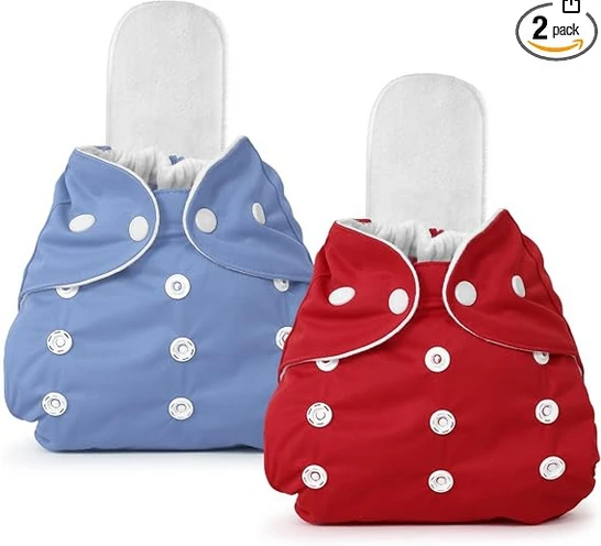 cloth diapers for babies | baby cloth diapers | washable, reusable diaper for new born baby, 0 to 3 years | Pack of 2 cloth diaper with pack of 2 Inserts Pads