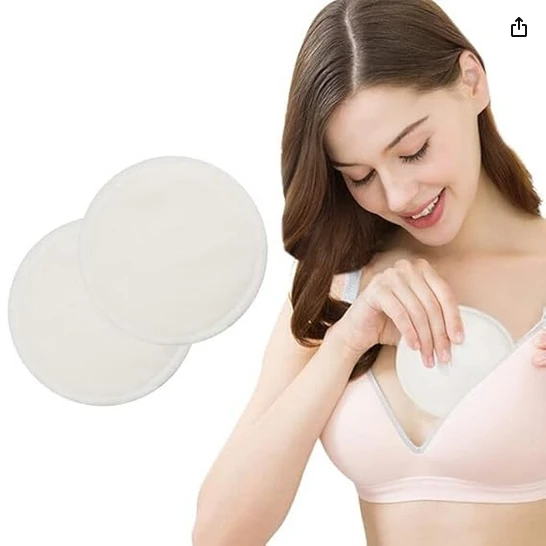 Leak Proof Pads for Nursing Bra | Washable Maternity Nipple Pad for Women | Reusable Leak Proof Nursing Pads for Breastfeeding Moms.