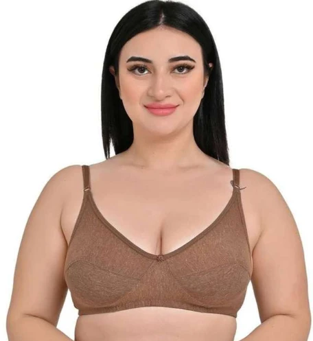 Anuska Wirefree Encircled Cotton Shape & Support Non Padded Bra for Women Size 32B