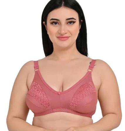 Sophia Cotton Front Open Bra for Women Daily Use | Non-Padded, Non-Wired | Sweat Absorbent Seamless Bra Size 32B