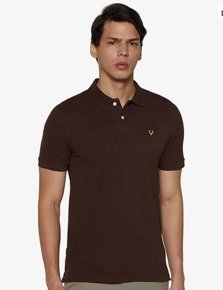 Men’s Polo T‑Shirt | Comfortable Rich Cotton Blend, Band Collar, Regular Fit | Stylish & Premium All Day Wear