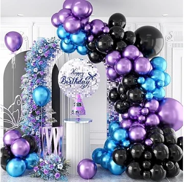 Flyloons 25 pcs Golden Metallic Chrome Balloons for Birthday Decoration items celebration Anniversary Girls Boys Men Women