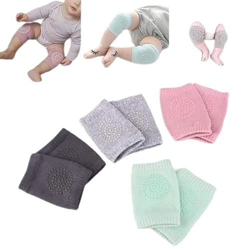Kids Baby Knee Pads Crawling Elbow Guard Soft Cushion Leg Warmers for Infants Toddler Anti Slip Knee Guard | Pack of 2