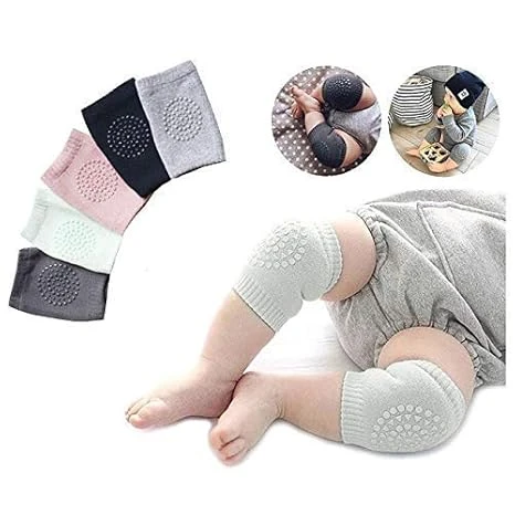 package comes with 8 pairs of unisex baby crawling anti-slip knee pads in different colors, which can help to protect your baby's knees and keep them from getting sore or worn out