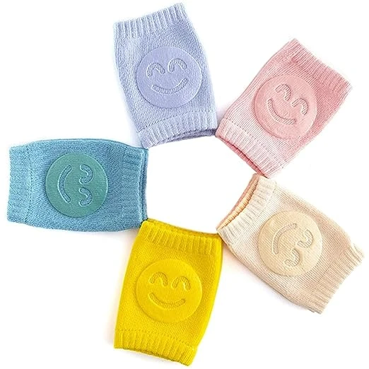 Baby Knee Pads for Crawling – Soft Anti Slip Knee Protector for Babies, Cotton Toddler Knee Guard, Breathable Baby Safety Knee Support (0–2 Years)
