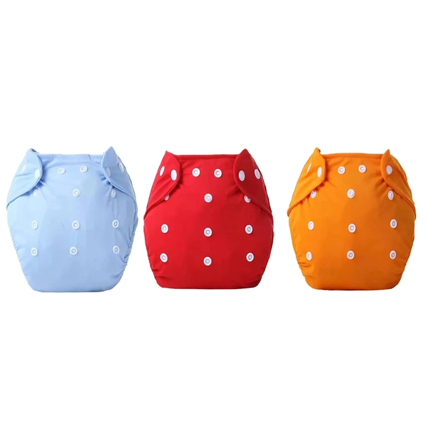 BABY Washable Adjustable Cloth Diaper without Inside Pad-(Set Of 3)