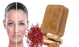 Magic Soap Sandal Wood And Saffron Bath Soap For Glowing Brightening And Refreshing Skin Natural & Paraben Free| Deeply clean pores and remove dirt and grime (Pack of 2 (100 gm)