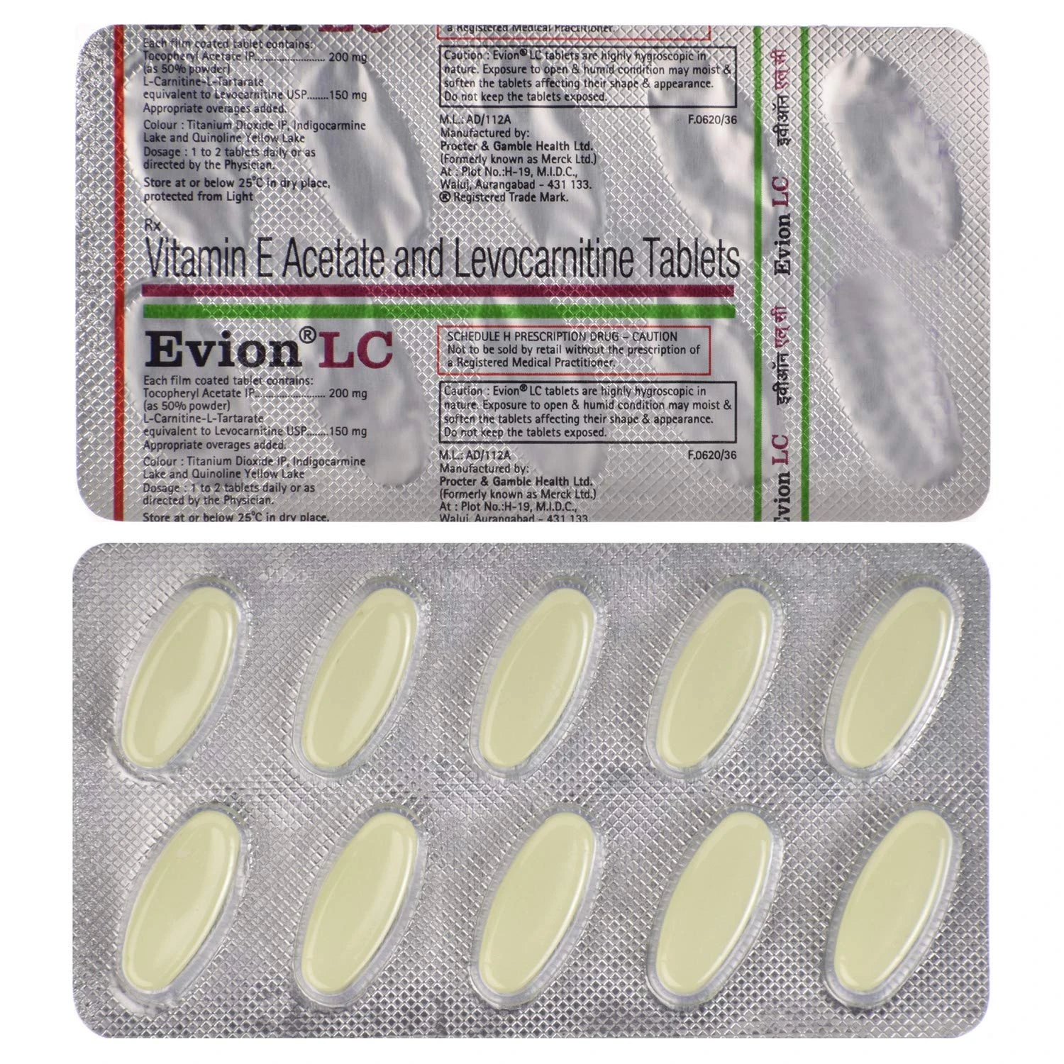 Evion LC - Strip of 10 Tablets